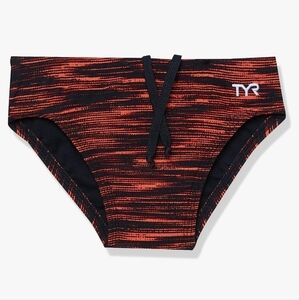 NWT TYR racer brief chlorine proof UPF 50+ Fizzy swim trunks